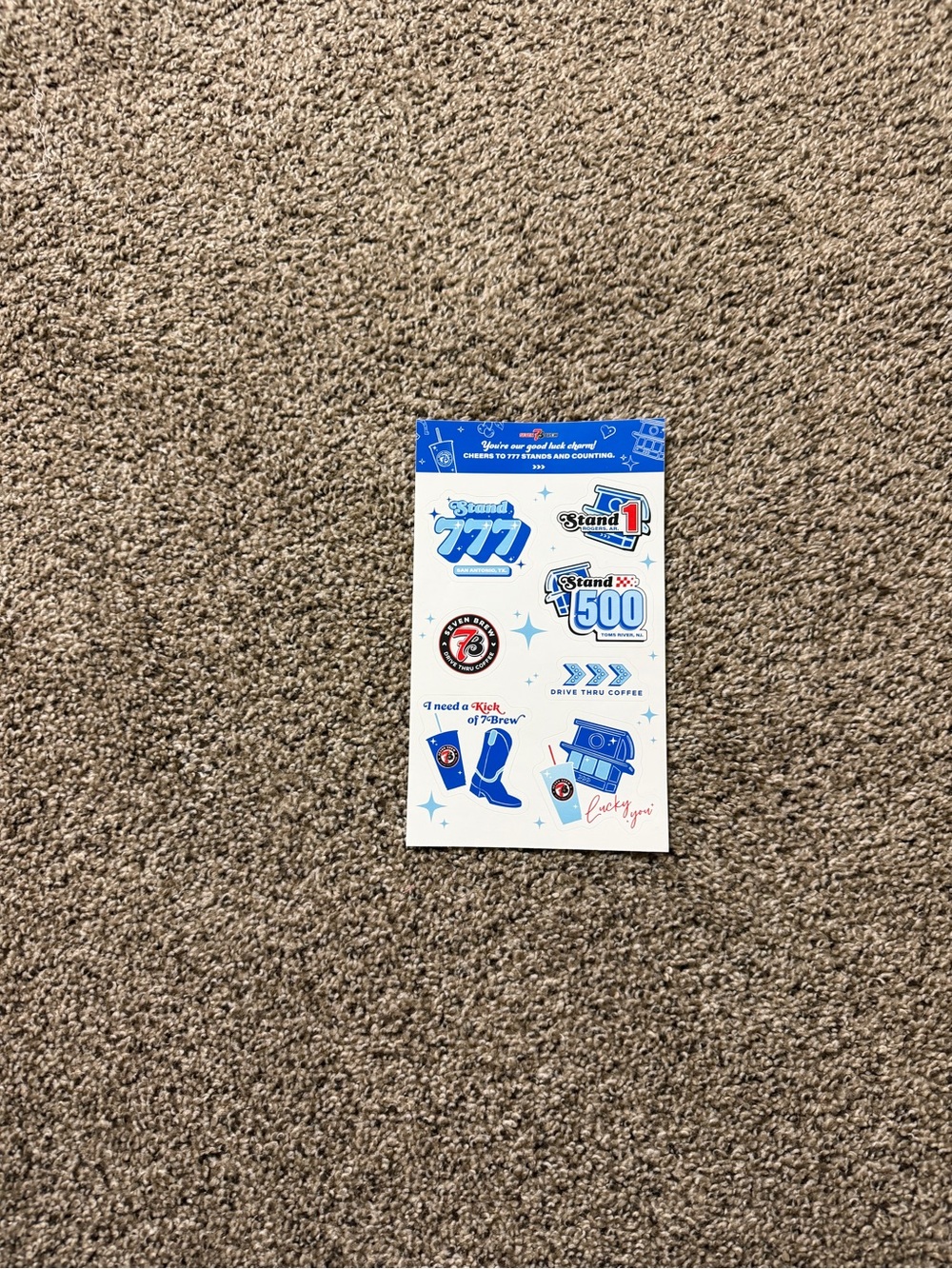 7Brew Sticker Sheet